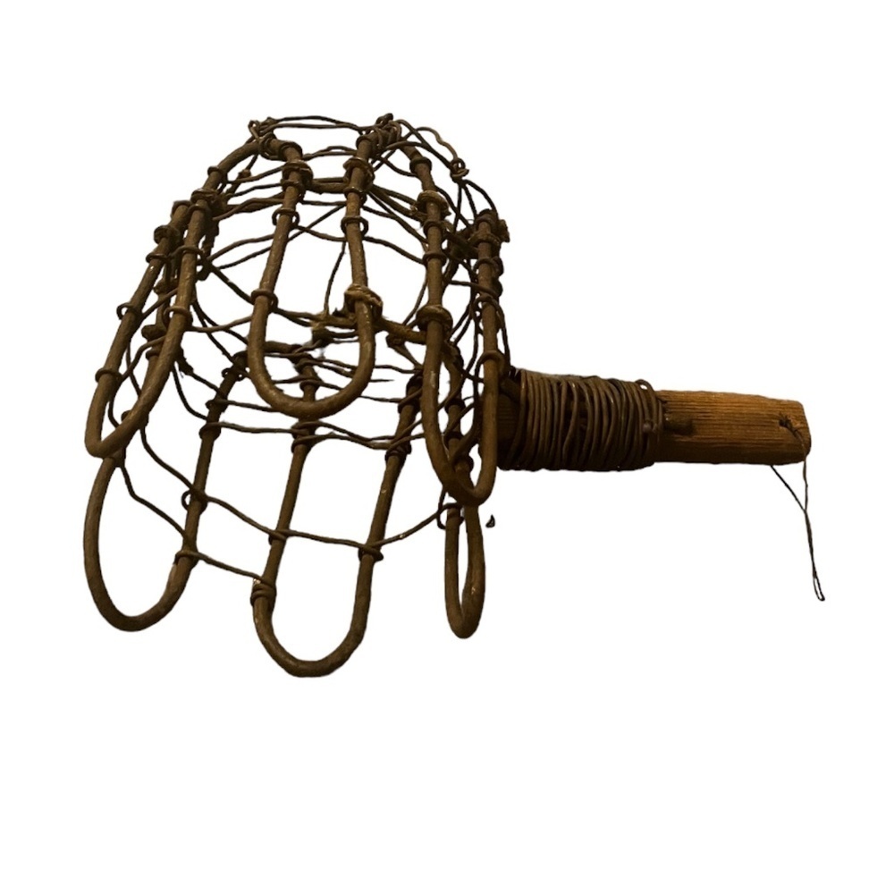 Old Handmade Apple Picking Tool with‎ Gripping Lever